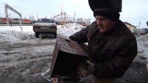 Буржуйка мини в палатку.ч.1