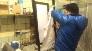 Как разгладить ткань «бифлекс»на DJ Фасаде Ширме для диджея, ScreenDJ