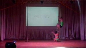 Матвейчук Виктория, Ирхин Игорь. Номинация дуэт артистик, 1 место POLE STAR SIBERIA 2017
