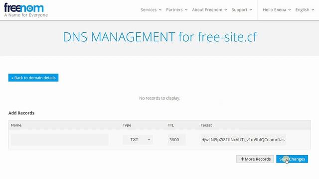 Как подключить бесплатный домен от Freenom к бесплатному Google Сайту