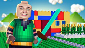 ЗАГРИФЕРИЛ ДОМ ИЗ ЛЕГО! на Сервере в Майнкрафт