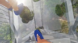 Тропический лес Янода и стеклянный мост на о. Хайнань.