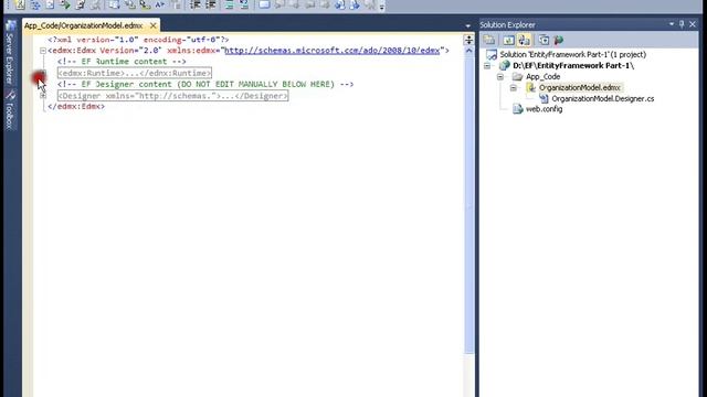 Creating an Entity Data Model (Ado Net Entity Framework Part 1 of 20 )
