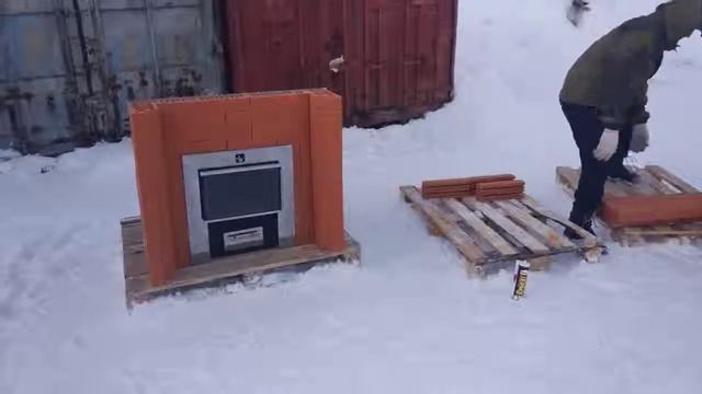 Сборка кирпичного портала банной печи без навыков печника смотреть онлайн