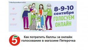 Как купить продукты в Пятерочке за баллы онлайн голосования