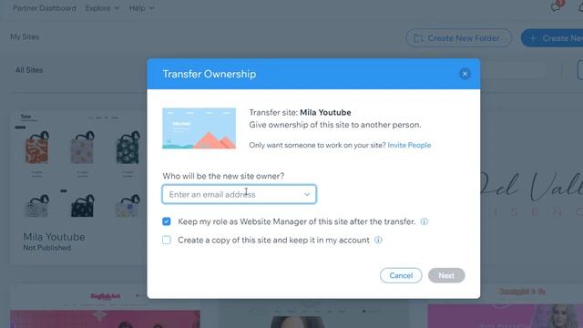 ⭐WIX BASICS: ¿Como transferir o enviar una copia de tu web a otra persona? смотреть онлайн