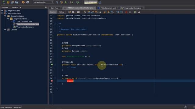 tut14 : JAVAFX PROGRESSBAR смотреть онлайн