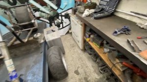 Днепр, расширяем вилку, делаем ступицы для новых колес.