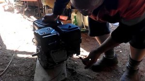 Пуск двс лифан 20, после доработки.