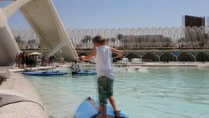 SUP-доски с педальным приводом, катаемся в Валенсии. Испания