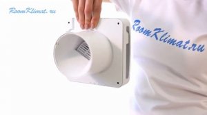 Вытяжной центробежный вентилятор с обратным клапаном Ecoair Design 100