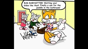 Tails the Babysitter! Page 1-10 (Tails & Jackson & Londa & Sonic)