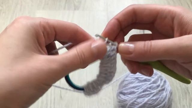 Как обвязать резинку крючком