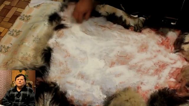 Как выделать свежую шкуру. Заморозка шкур.