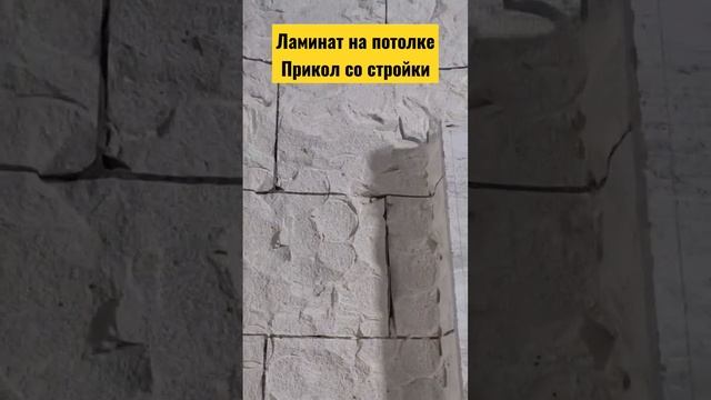 Ламинат на потолке у соседей | Приколы со стройки
