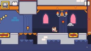 Super Cat Tales PAWS World 1-BOSS (Mesa) Wood Fortress Walkthrough (Bells ???) | SKILLGAMING ✔️