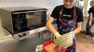 Татарское национальное блюдо "Курник".