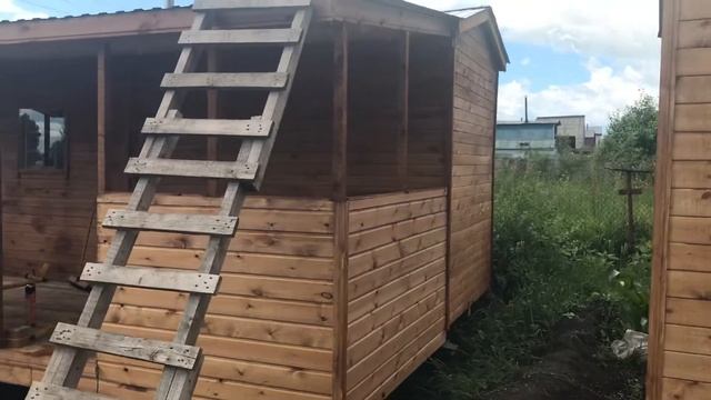 Баня 6х4 и хозблок смотреть онлайн