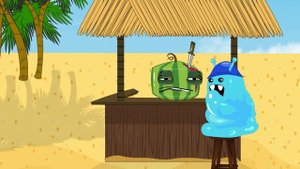 арбуз и слизняк