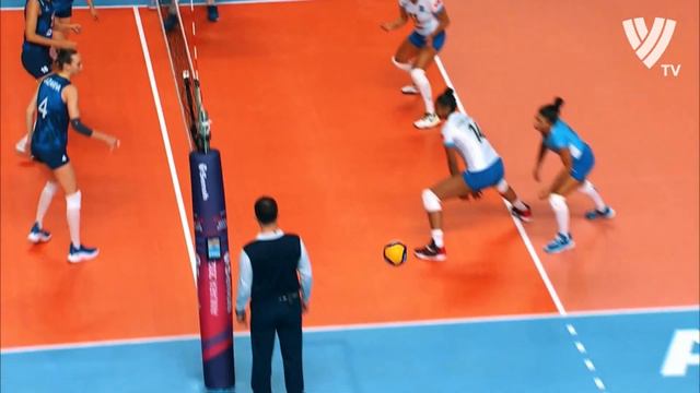 Russian Volleyball Tandem Arina Fedorovtseva & Anna Lazareva - Unbelievable Spikes | WCWC 2021