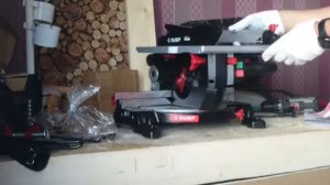 Распаковка торцовочной пилы "Зубр"