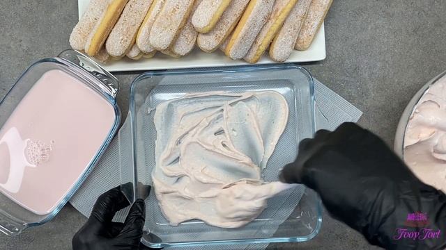 Торт ТИРАМИСУ с КЛУБНИКОЙ и МАСКАРПОНЕ ♡ Вкуснейший ТОРТ БЕЗ ВЫПЕЧКИ ♡ Быстрый рецепт