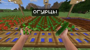 посадил огурцы на ферме! для рутуб — Minecraft