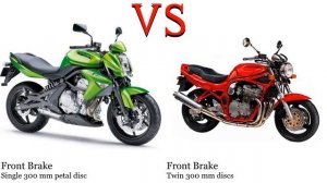 Kawasaki ER 6n vs Suzuki Bandit 600 Test specification comparison