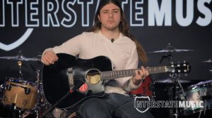 Fender CD-60SCE Dreadnought Acoustic Guitar, Black | Interstate Music