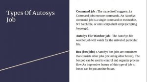 What Is Autosys | It's Benefits | Workflow | Job Types In Autosys | All About Autosys | edu vaani