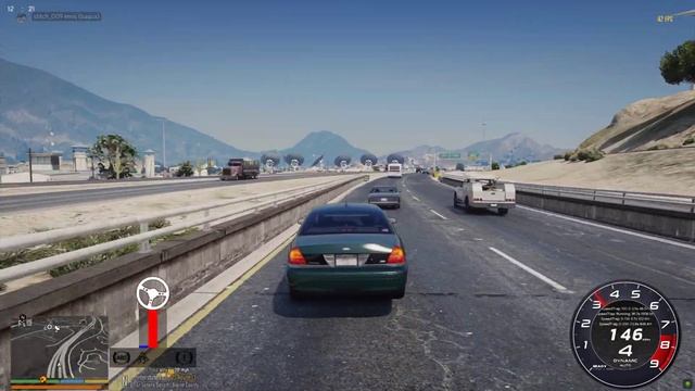 Ford Crown Victoria 4.6 Modular V8 Sound Mod for GTA V смотреть онлайн