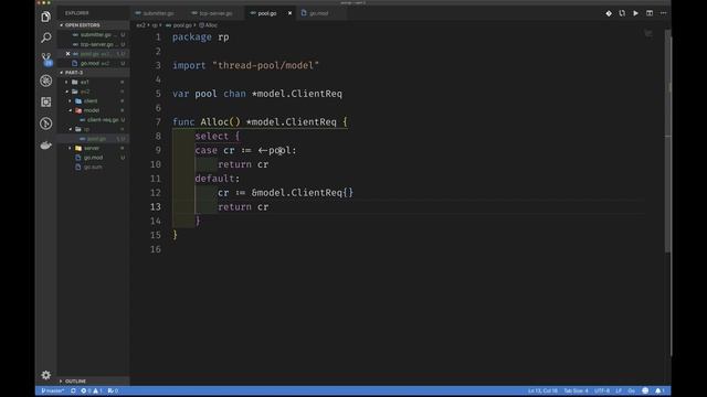ep21.3 - Implementing a Resource Pool in Go - Part 3 смотреть онлайн