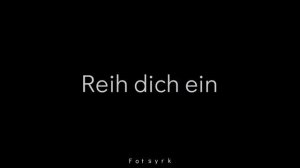 Rammstein-Armee Der Tristen (lyrics)