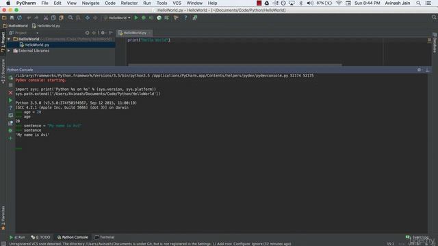 (Introduction To Python Programming) 3-Variables and Multiple Assignment