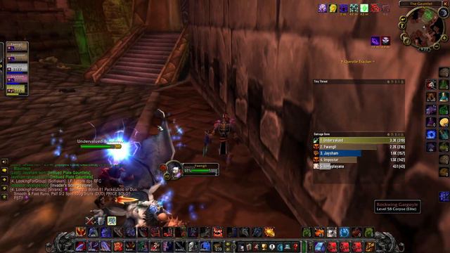 WoW Classic fury warrior tanking Undead Stratholme 45 minute run 7 смотреть онлайн