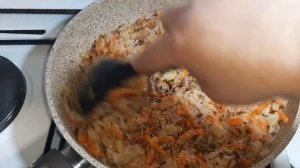 Постный плов -- Рис с Кукурузой и Овощами ??