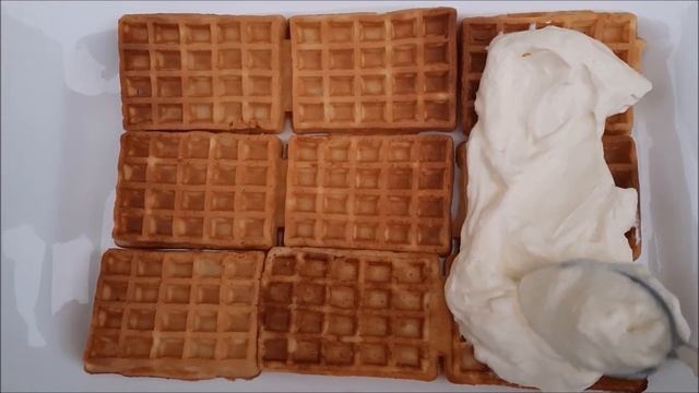 Вафельный торт из венских вафель с ягодами или вареньем -быстро, нарядно и очень вкусно!/Waffeltort смотреть онлайн