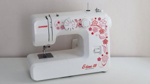 НА ЧЁМ НАЧАТЬ ШИТЬ? Обзор! Малышка Janome E - line 15