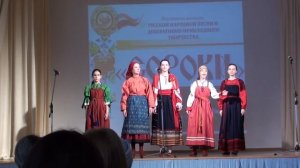 Фольклорный ансамбль "Берендейки" выступление на церемонии награждения 2 марта 2022 г.