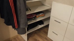 Гардеробная из ДСП своими руками на мансарде