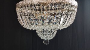 Хрустальная люстра "Лира +" на 3л