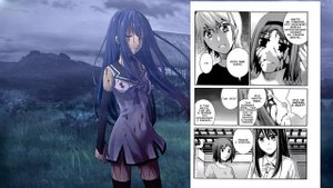 конец манги брунгильда во тьме(Gokukoku no Brynhildr). 1 часть