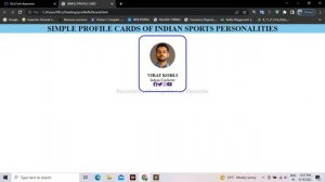 How to create? a simple | Profile card | using | html & css |