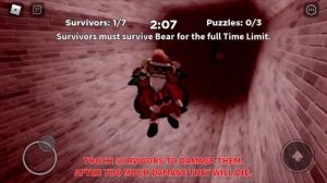 Secret Santa Vs Lil Santa Sam! [Roblox Bear Alpha]