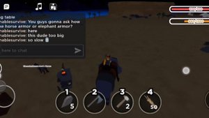 Roblox Survival Game! New update Elephant/mammoth tutorial