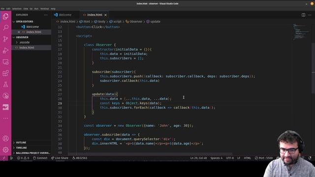 AM Coder - The Observer Pattern Applied in Javascript
