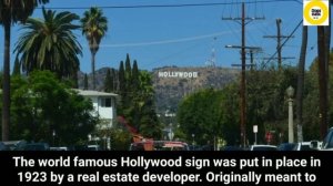 Top 15 interesting facts about Hollywood. Why Hollywood is ... ?