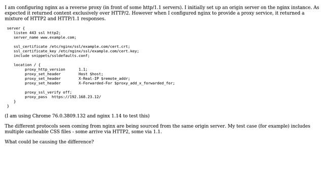 DevOps & SysAdmins: Unexpected mixture of http2 and 1.1 responses смотреть онлайн
