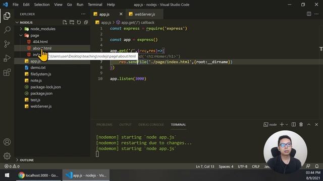 NodeJS入門課程?2.5小時網站後端基礎教學系列第13課 | Express網站框架 (Web Framework) смотреть онлайн