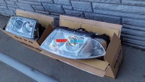 Vw Passat B5 plus фары передние новые depo оптика Volkswagen Фольксваген Пассат Б5 плюс В5 МирКузов